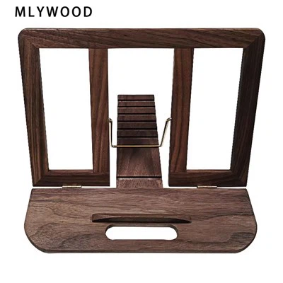 Drevený nastaviteľný stojan na notebook